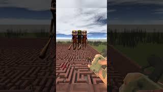 3 Giant Tung Tung Sahur in Maze #shorts #gmod #garrysmod #shortvideo #shortsfeed