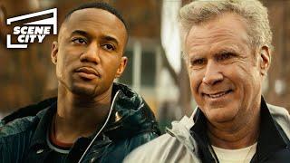 On Set for 'Training A-Train' | The Boys (Will Ferrell, Jessie T. Usher)