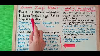 TÜRKÇE ZAMAN ZARFI#LEARN TURKISH#TURKISH LESSONS B2#turkishforbeginners #learnturkishwords#Türkçe