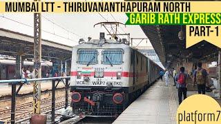 Mumbai LTT to Shoranur by 12201 Garib Rath Express - Part 1 till Mangalore Junction!