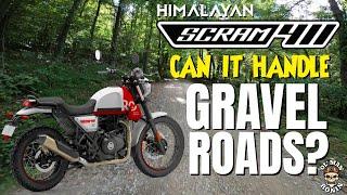 SCRAM 411 Can It Handle GRAVEL ROADS? | 2023 Royal Enfield SCRAM 411 | Ol' Man Ronin (S5,E24)