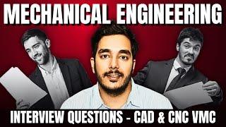 Most Important Mechanical Interview Questions - CAD Design & CNC VMC Programming | RVM CAD