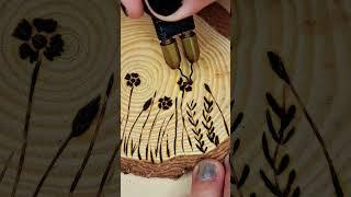 Pyrogravure colibri #youtubeshorts #art #woodburning #pyrogravure #pyrographie #colibri#pyrography