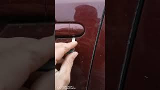 HOW to OPEN Locked CAR without CARD*renault laguna 2*