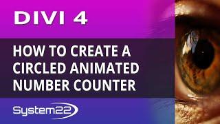 Divi 4 How To Create A Circled Animated Number Counter