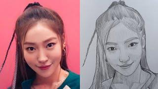 How to Draw Squid Game Player 196 (Kang Mina) – Easy Step-by-Step Tutorial!