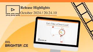 October 2024/20.24.10 Release Highlights Video