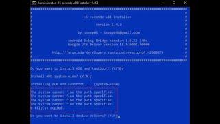 Adb and Fastboot Driver Error : The system cannot find the path specified |100% Problem Solved
