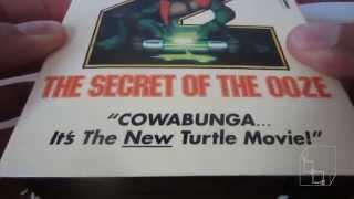 Unboxing TMNT 2 The Secret of the Ooze VHS Movie/Film