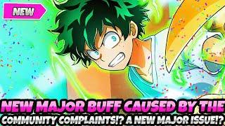 *NEW MASSIVE BUFFS CAUSED BY COMMUNITY COMPLAINTS!?* A NEW MAJOR ISSUE!? OR !? (My Hero Ultra Rumble