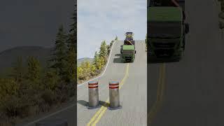 Man Truck vs Bollard!