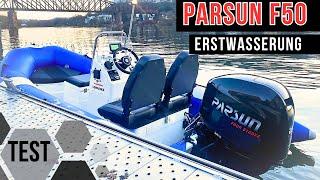 Erste Probefahrt mit dem Parsun F50 - so läuft der neue Motor | Nordsee wir kommen