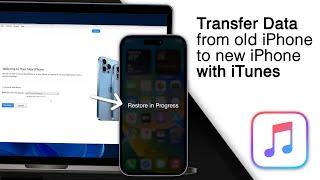 How to Transfer Data from old iPhone to new iPhone with iTunes!