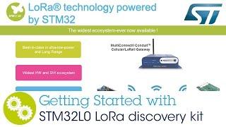 STM32L0 LoRa discovery kit Getting started