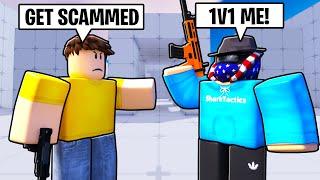 Kid SCAMMED Me, So I Got REVENGE.. (Roblox Rivals)