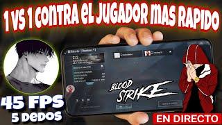 Me enfrento con EL JUGADOR  MAS RAPIDO DE BLOOD STRIKE |1vs1 Hadezx|