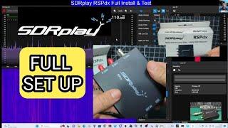 SDRplay RPSdx Full Set Up & Quick Test