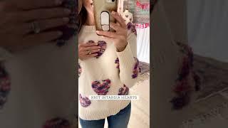 Be Mine Knit Heart Sweater! | Grace and Lace