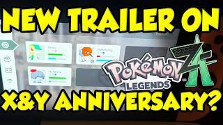 POKEMON PRESENTS ON POKEMON X&Y ANNIVERSARY??? New Pokemon Legends ZA Trailer Possible!