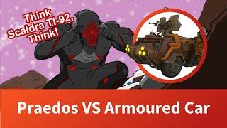 Praedos vs Armored Car RM200 (Warframe 1999)