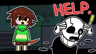 Chara tracks down Gaster | Undertale Animation