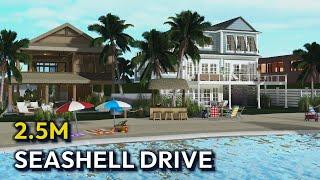 I built a $2.5M BEACH NEIGHBORHOOD in BLOXBURG! | Seashell Drive