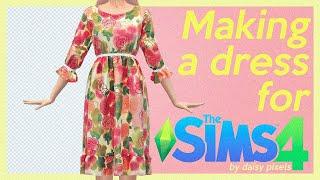 Making a Dress for The Sims 4  (Marvelous Designer)