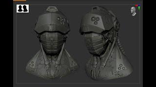 Hard surface modeling Zbrush-Maya part1