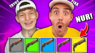 Die „NUR MAMMUT-PISTOLEN“ Challenge in Fortnite! mit TRYUS & FIXX!