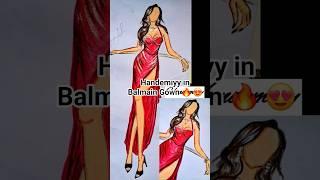 Would you wear this?! @handemiyyercel7747⁩| #art #fashion #cannes #drawing #sketch #artwork #dress