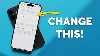 36 iPhone Settings you NEED to change!