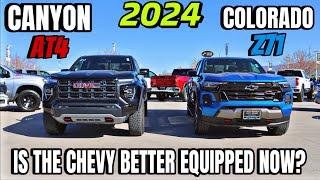 2024 GMC Canyon AT4 VS Chevy Colorado Z71: Is The Chevy Better Equipped Over The GMC Now?