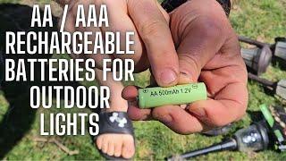 Rechargeable Batteries | Taken AA Rechargeable Batteries for Solar Lights