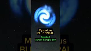 Glowing Spiral in the Sky SHOCKS Viewers – What Really Happened? #breakingnews #space #uk