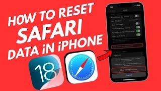 How to Reset Safari Data in iPhone - Clear Website Data In Safari Browser On iPhone in 2025