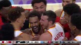 Trae Young Calls Game From Halfcourt In Utah #TissotBuzzerBeater 