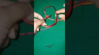 How to knot a bracelet? very easy for biginners #ytshorts #shorts #bracelet #strings #knot #ccz