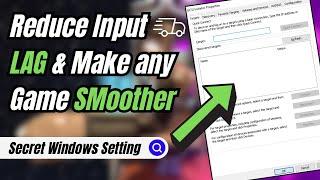 Reduce Input Delay for Any Game & Make Game Smoother (In 1 Minute)