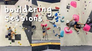 progress journey as a beginner climber | bouldering sessions