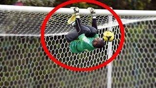 ►Top 10 Acrobatic Goalkeepers Saves