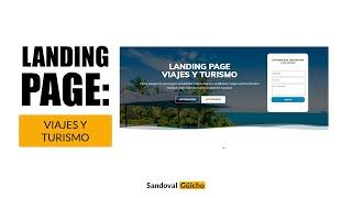  Plantilla: Landing Page para VIAJES Y TURISMO  () - Para WordPress y Elementor.