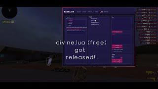 divine.lua (free) just got released on Fatality.win/crack || Download link in description