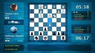 Chess Game Analysis: Sergey Lipin - Zollinger Elisson : 0-1 (By ChessFriends.com)