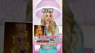 DRESS TO IMPRESS PLAYERS When They See “SUMMER UPDATE” LEAKS… 