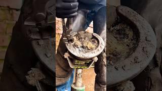 Satisfying Horse Shoe Restoration | Hoof Cleaning #viral