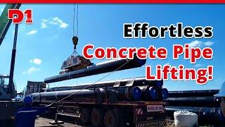 Maximize Productivity: Ultimate Equipment for Handling Concrete Pipes