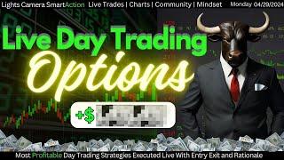 4/29 LIVE DAY TRADING SPY OPTIONS | 19% GAIN IN MINUTES HIGHEST WIN RATE STRATEGY REVEALED