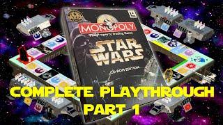 Star Wars: Monopoly (CD-ROM, 1997) - Longplay, Part 1: AI vs AI (No Commentary)