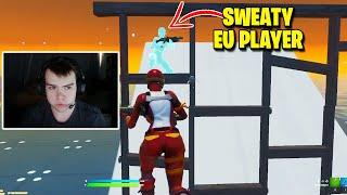 Mongraal vs Sweaty EU Player 1v1 Buildfights!