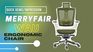 Merryfair: WAU Ergonomic Chair | Quick Demo and Impression | Tech